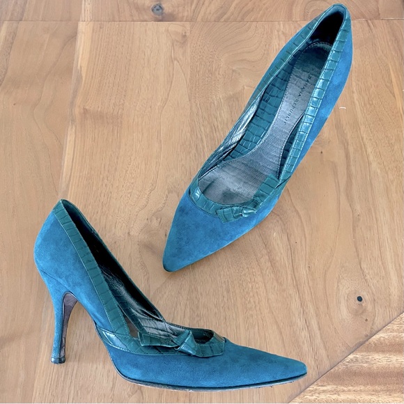 Banana Republic Suede Stiletto Heels - Picture 2 of 8